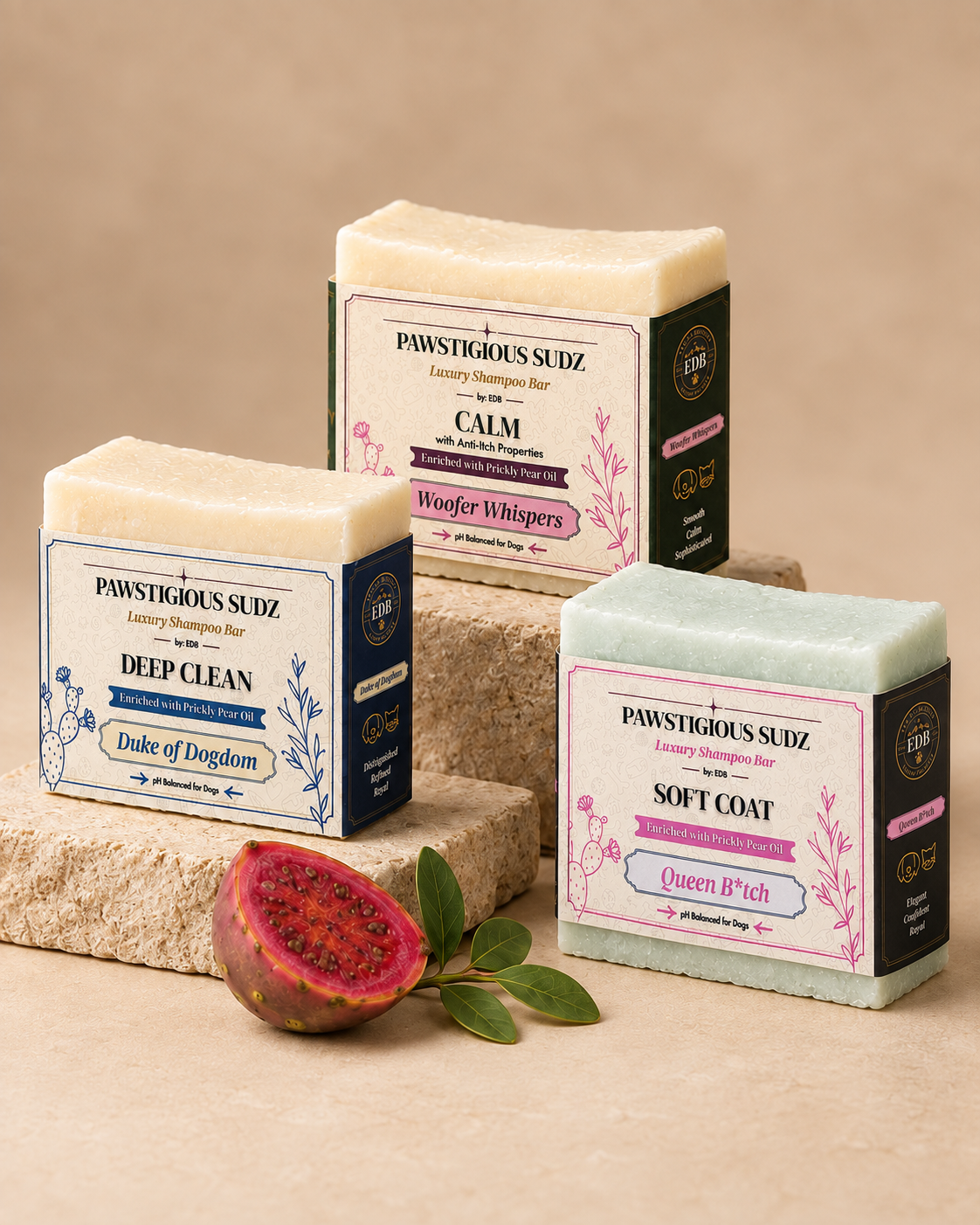 Pawstigious Sudz shampoo bars