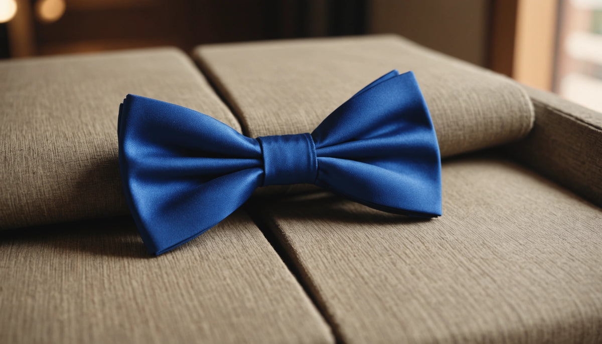Unleash Your Pup's Style: Elevate Your Home Decor with Royal Blue Hand-Crafted Bow Ties
