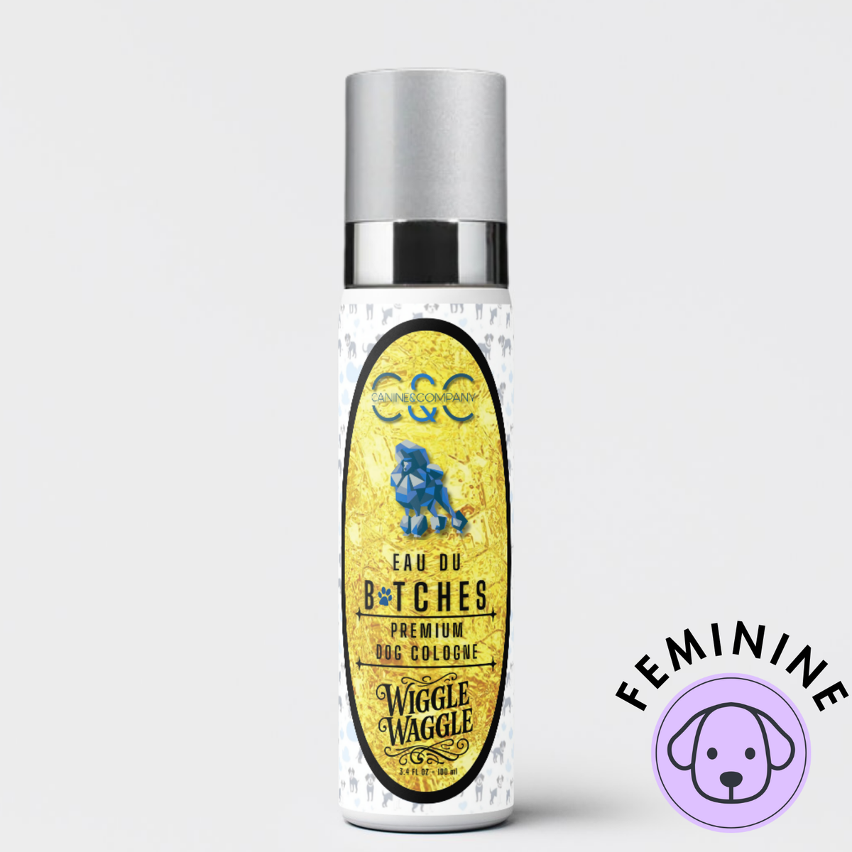 Wiggle Waggle Premium Dog Cologne by Eau Du Bitches