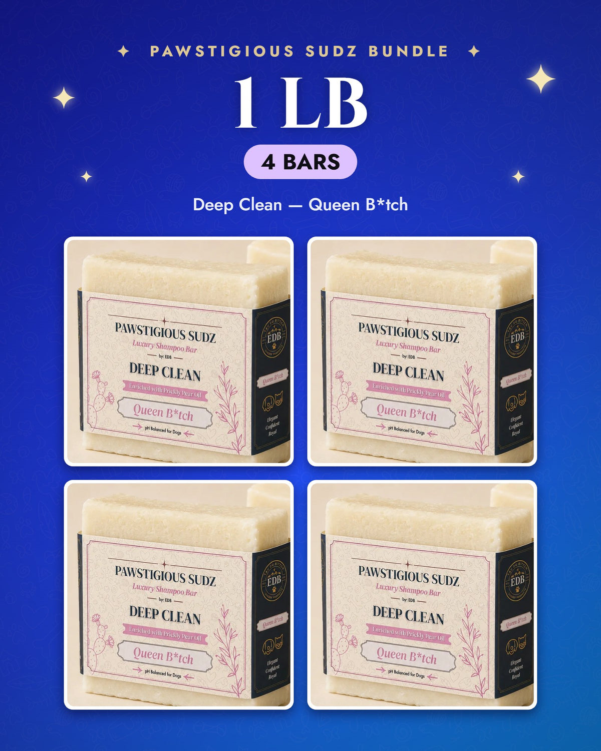 1 lb bundle — 4 Deep Clean — Queen B*tch bars